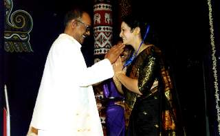 S. Ram Bharati and Kalaimamani Dr. Saraswati